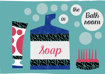 Free Bathroom Elements Vector Illustration - vector #343403 gratis